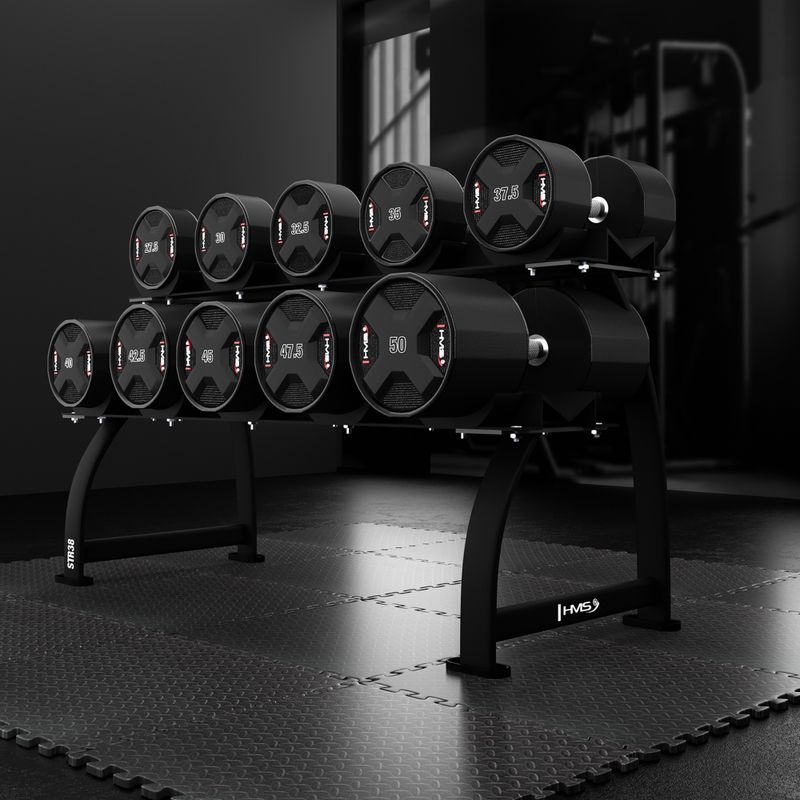 HMS HPC dumbbell 1 pcs. 30 kg black 6