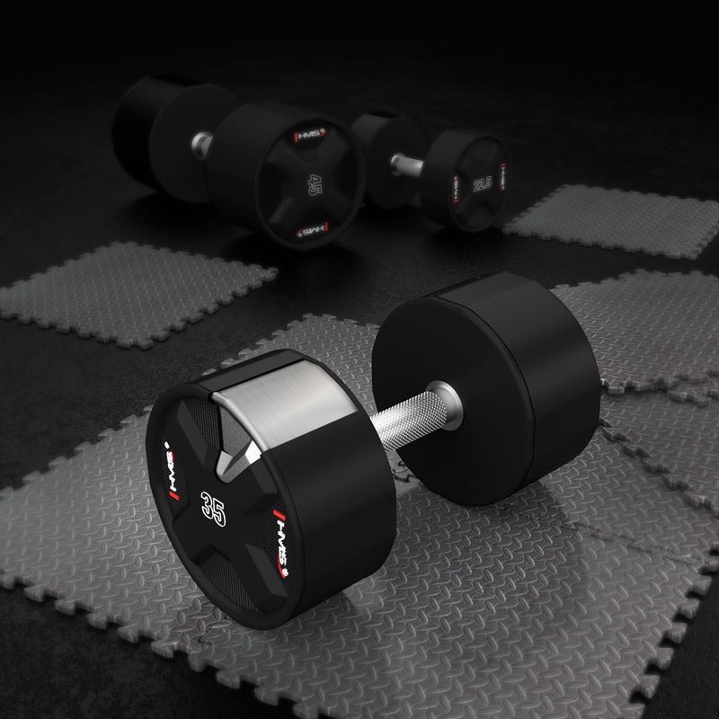 HMS HPC dumbbell 1 pcs. 35 kg black 5