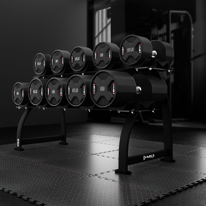 HMS HPC dumbbell 1 pcs. 45 kg black 6