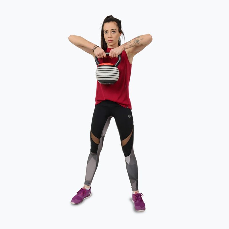 Adjustable kettlebell HMS KR40 grey/black 9