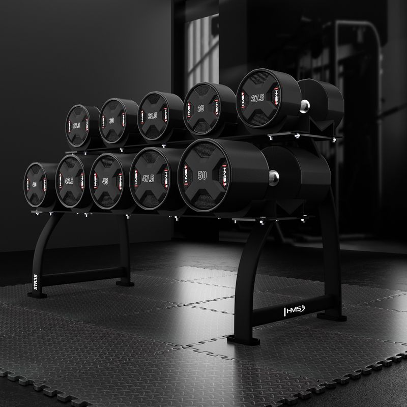 HMS HPC dumbbell 1 pcs. 50 kg black 6