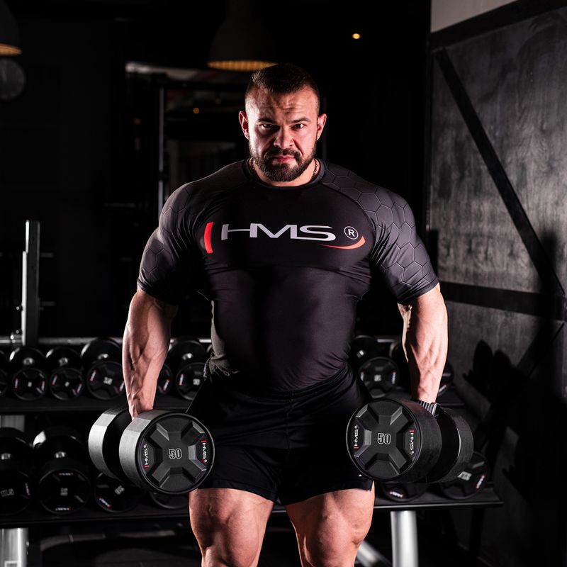 HMS HPC dumbbell 1 pcs. 50 kg black 8