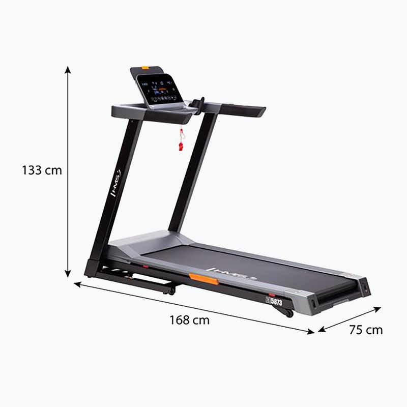 HMS electric treadmill BE5873 black 7