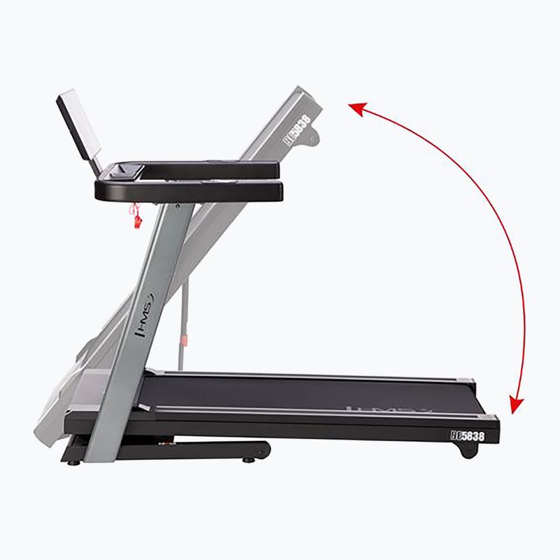 HMS electric treadmill BE5838 black 4