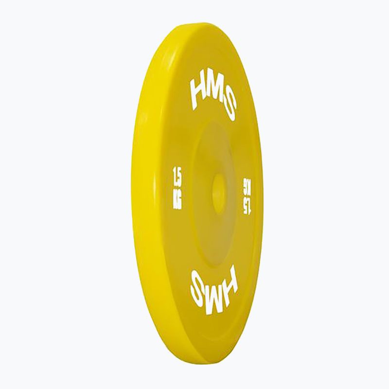 PE Olympic weight HMS TPP01 2 x 1.5 kg yellow 2