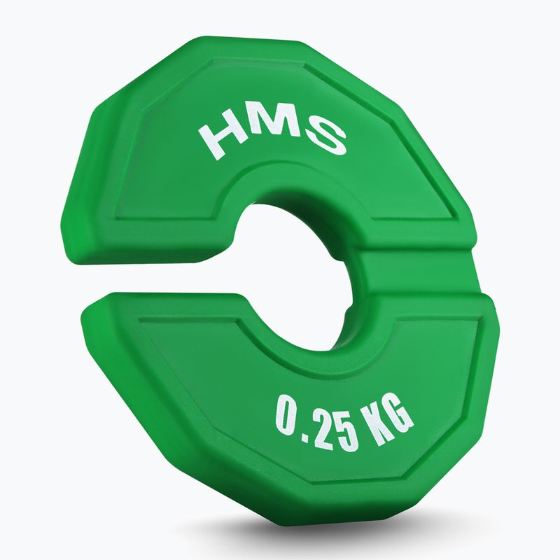 HMS overlay weight TSN25 2 x 0.25 kg green 2