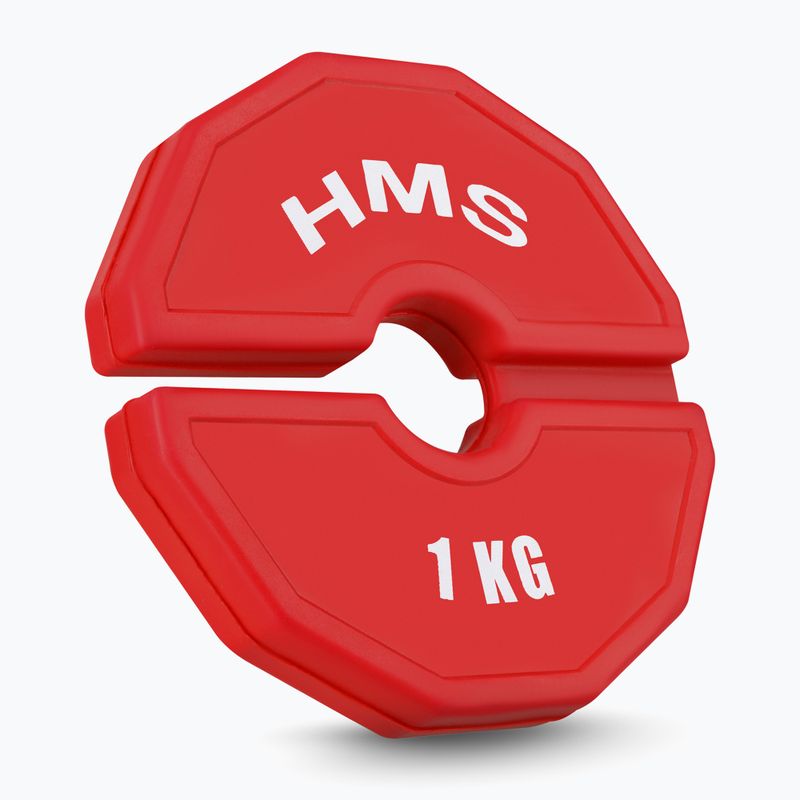 HMS overlay weight TSN100 2 x 1 kg red 2