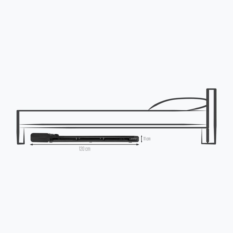 Electric treadmill HMS LOOP10 black 4