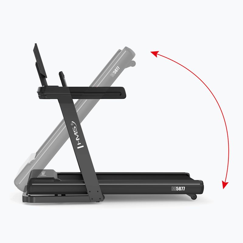 HMS electric treadmill BE5877 black 5