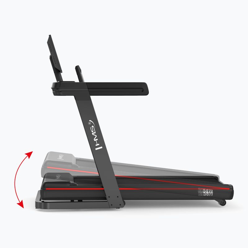 HMS electric treadmill BE5877 black 6