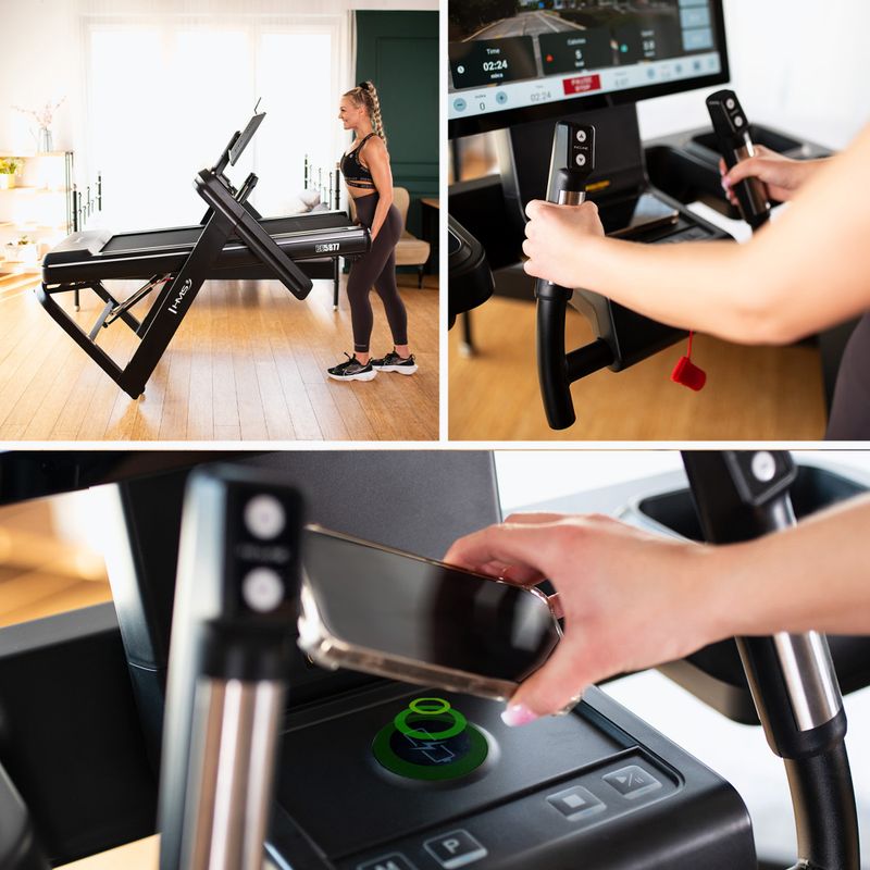 HMS electric treadmill BE5877 black 13