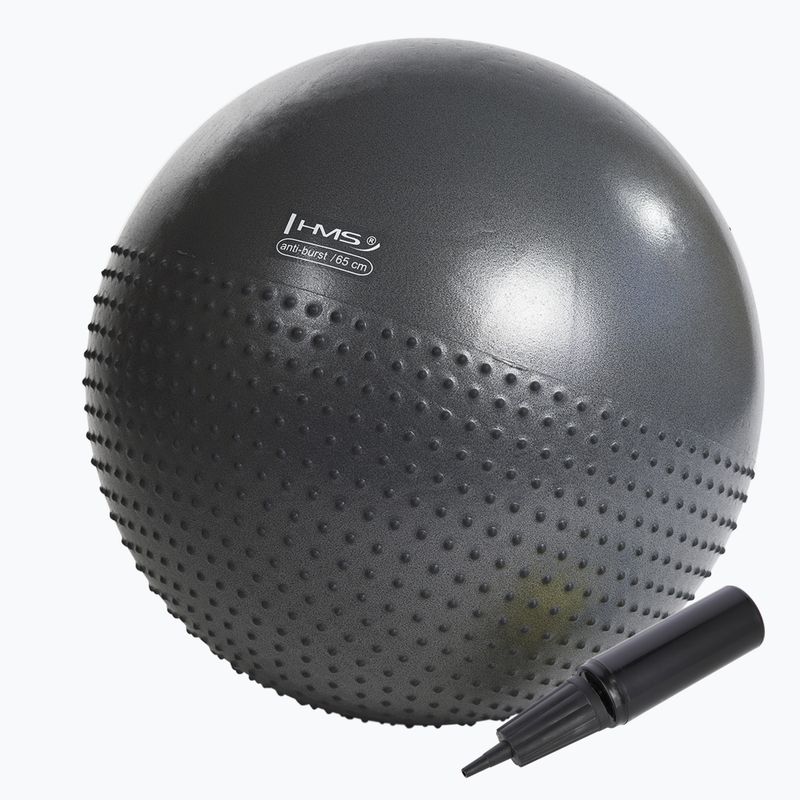 HMS YB03 gymnastic ball black 17-42-134 75 cm 2