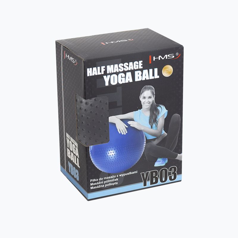 HMS YB03 gymnastic ball black 17-42-134 75 cm 5