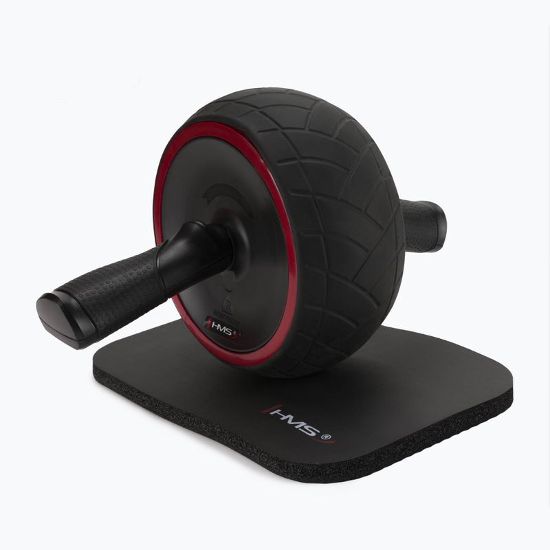 HMS exercise wheel + mat Wa14 black 17-38-020