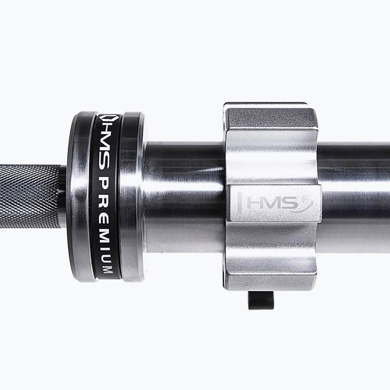 HMS GO901 Premium silver straight Olympic barbell 17-60-008 10