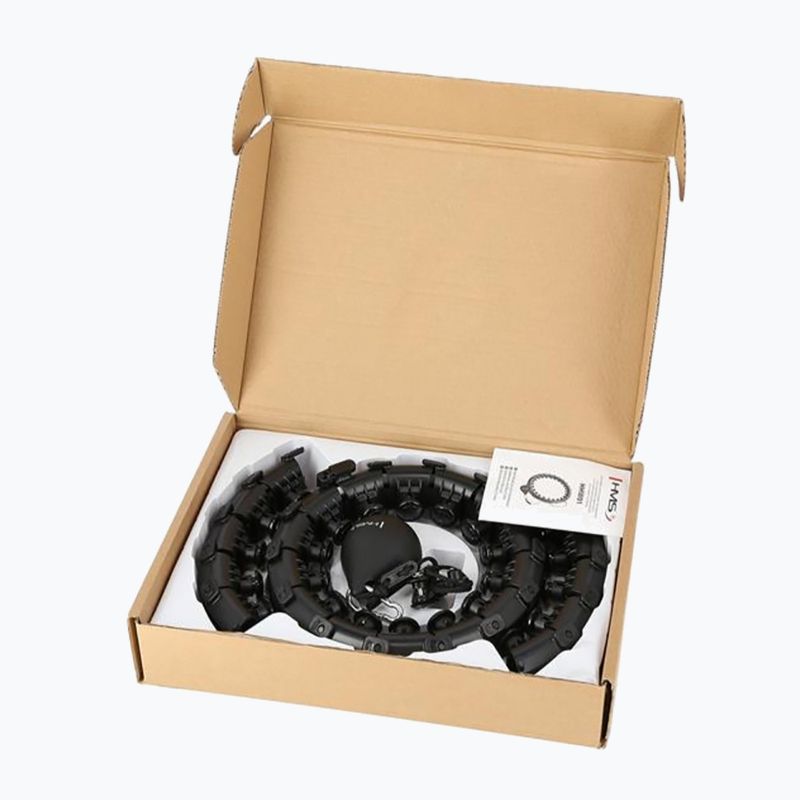 Hulahop with tabs and weights HMS HHW12 black 17-44-526 5
