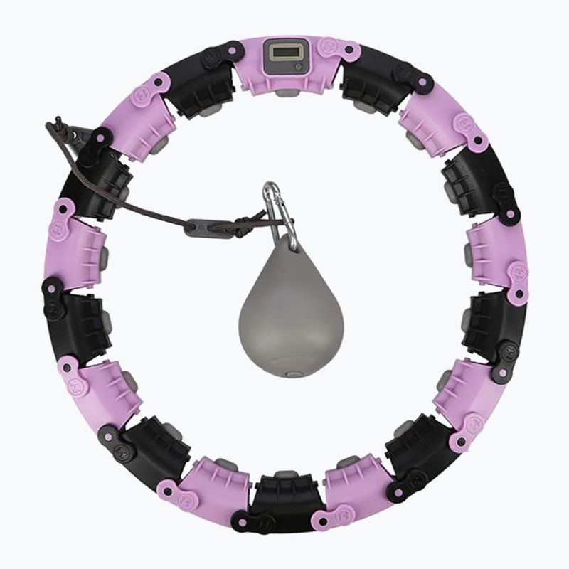 Hulahop with weight and counter HMS FH03 purple and black 30-6-098