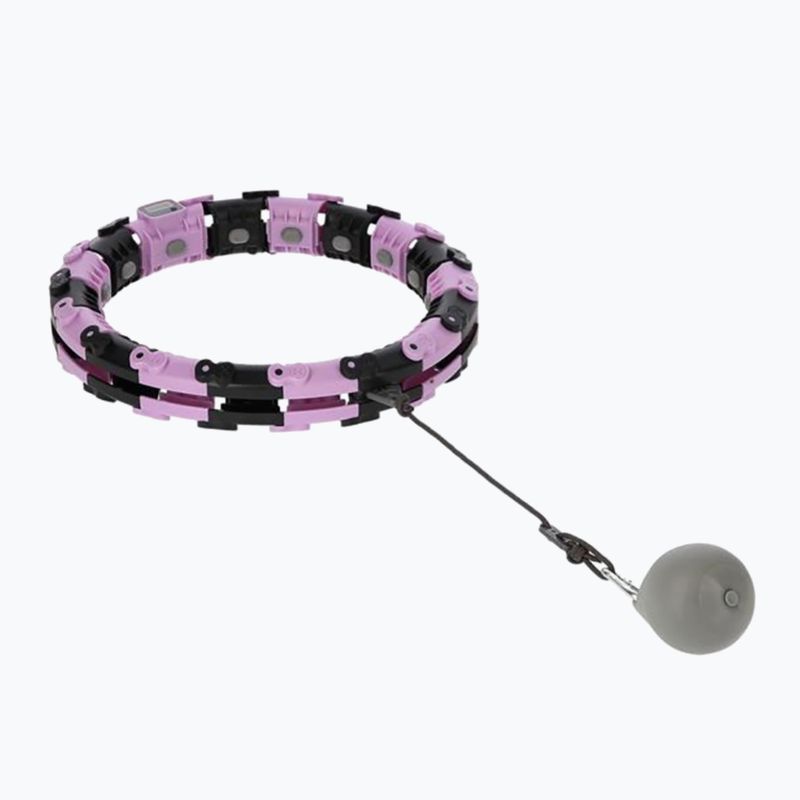 Hulahop with weight and counter HMS FH03 purple and black 30-6-098 2