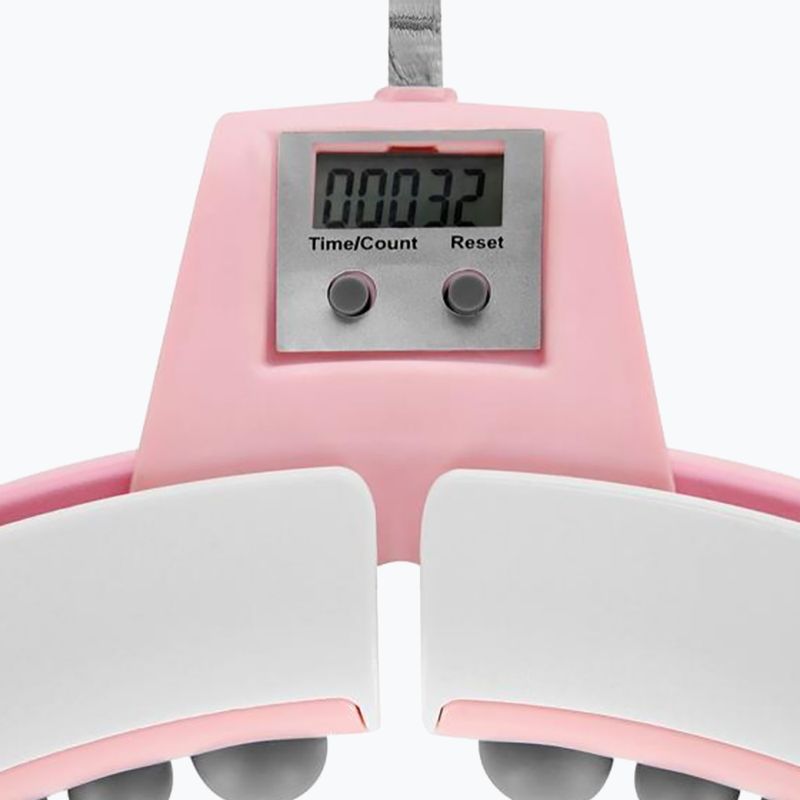 Hulahop with weight and counter HMS FH06 white-pink 30-6-105 4
