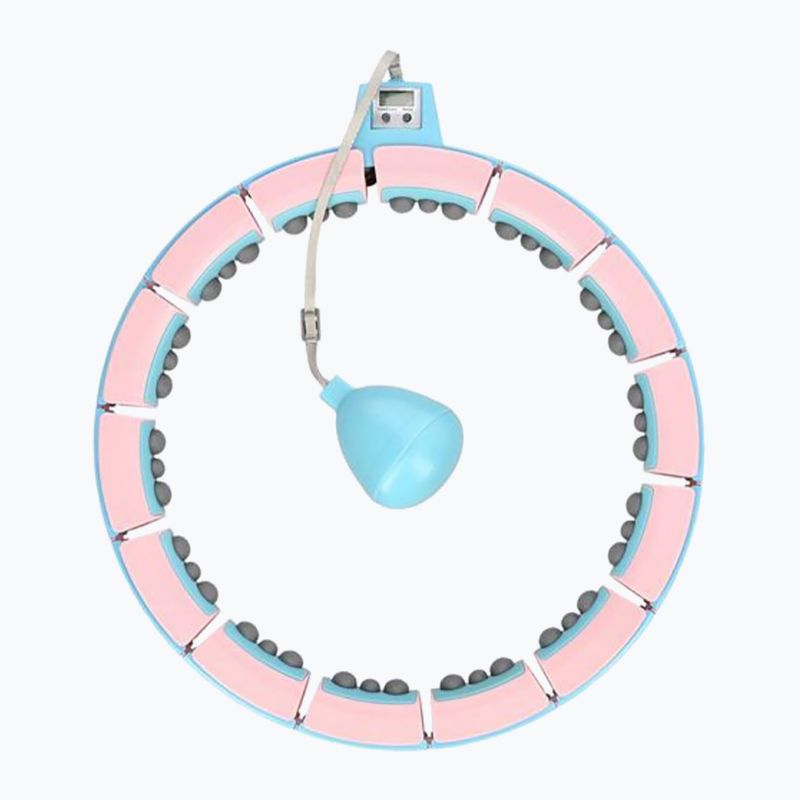 Hulahop with weight and counter HMS FH06 pink-blue 30-6-106