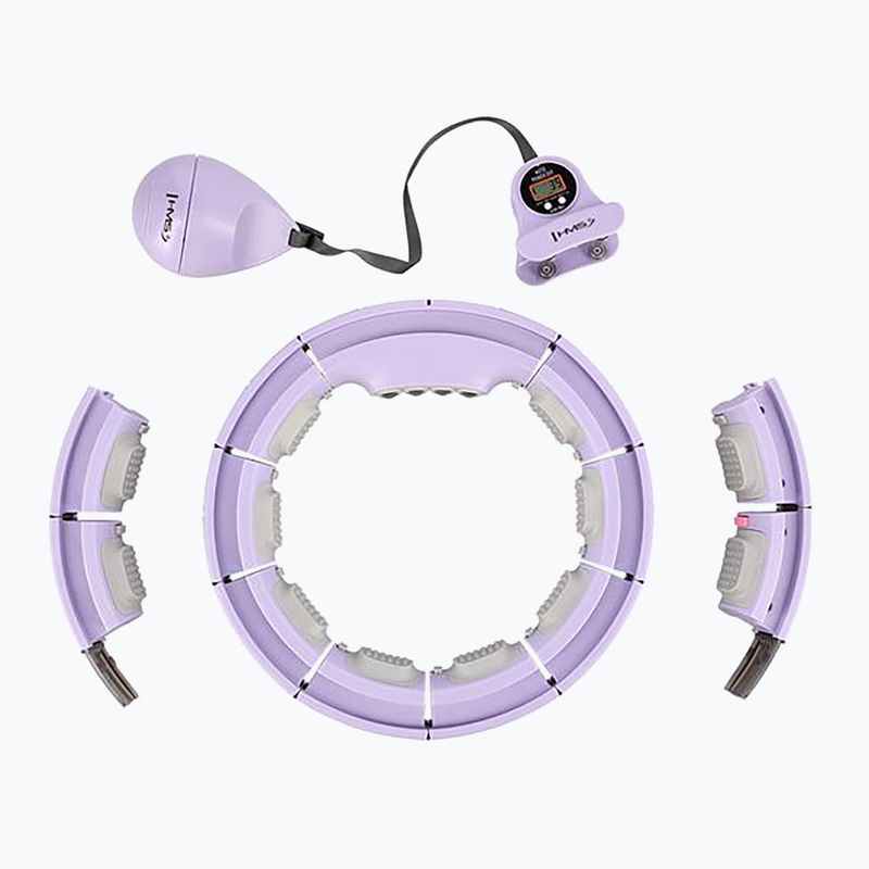 Hula hop with weight and counter HMS HHM13 purple 2