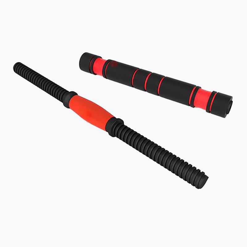 HMS SGN130 Pro Set 6W1 30kg weights black/red 3