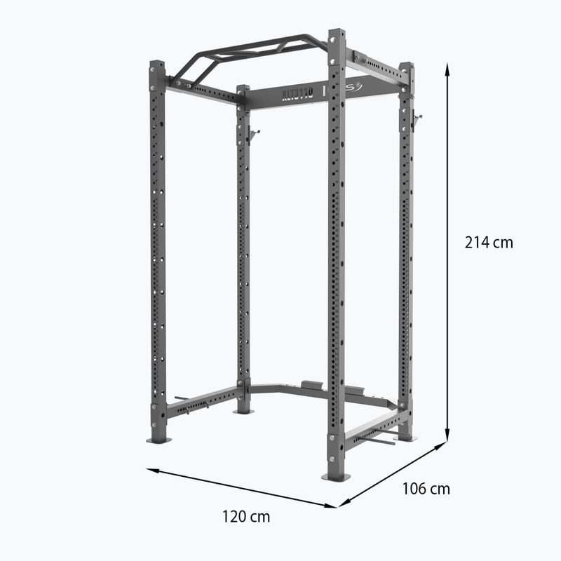 Training rack with equipment HMS KLT3110 Commercial silver 6