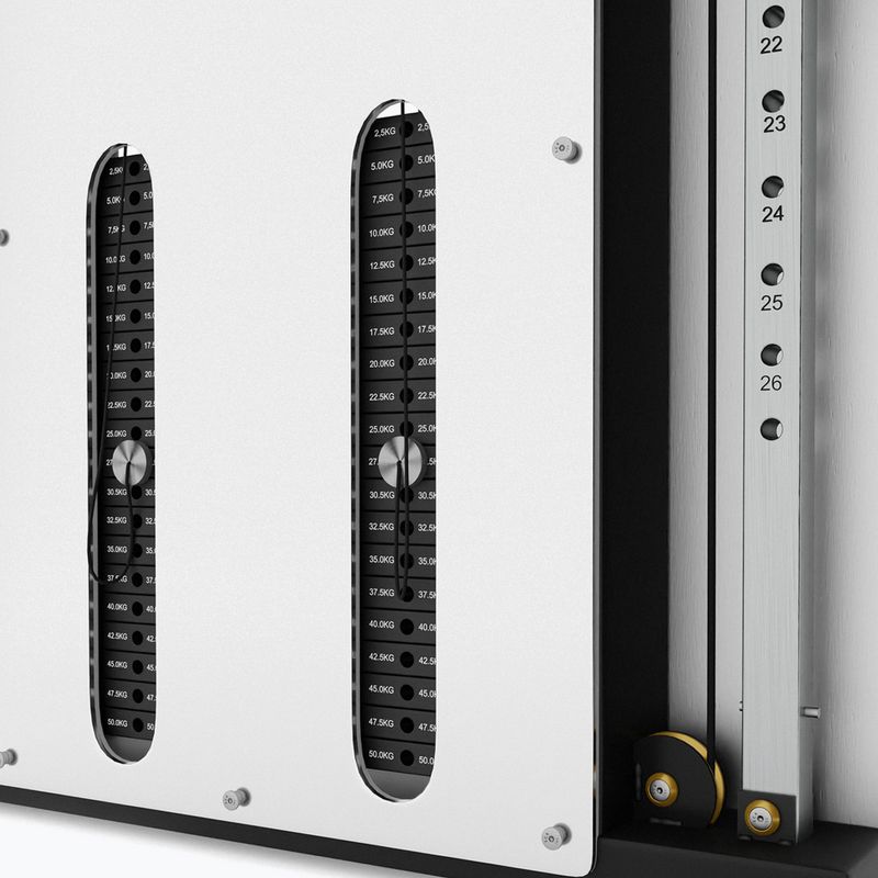 Wall-mounted training rack HMS BS302 Commercial silver 9