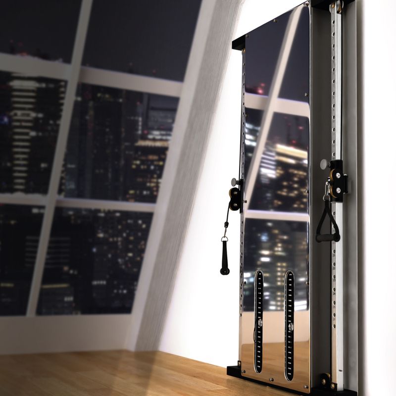 Wall-mounted training rack HMS BS302 Commercial silver 14