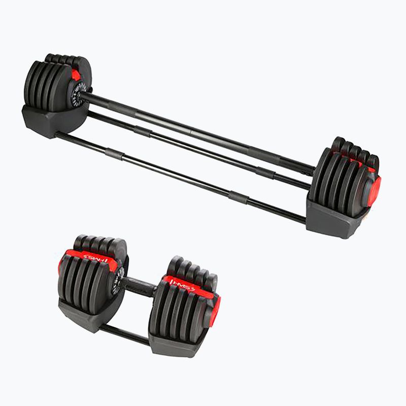 HMS SGR40 Pro 2W1 43.5kg weight set black 5