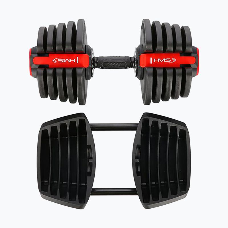 HMS SGR40 Pro 2W1 43.5kg weight set black 6