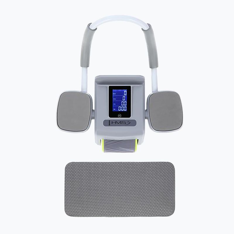 Automatic abdominal muscle exercise wheel with display HMS KA08 grey 2
