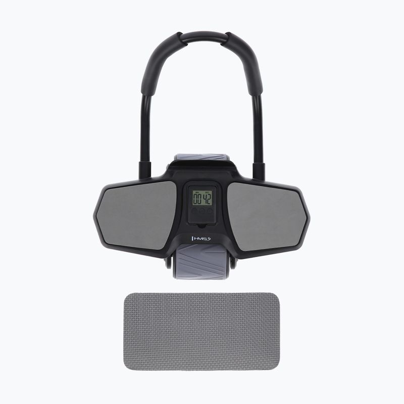 Automatic abdominal muscle exercise wheel with support HMS KA10 black 3