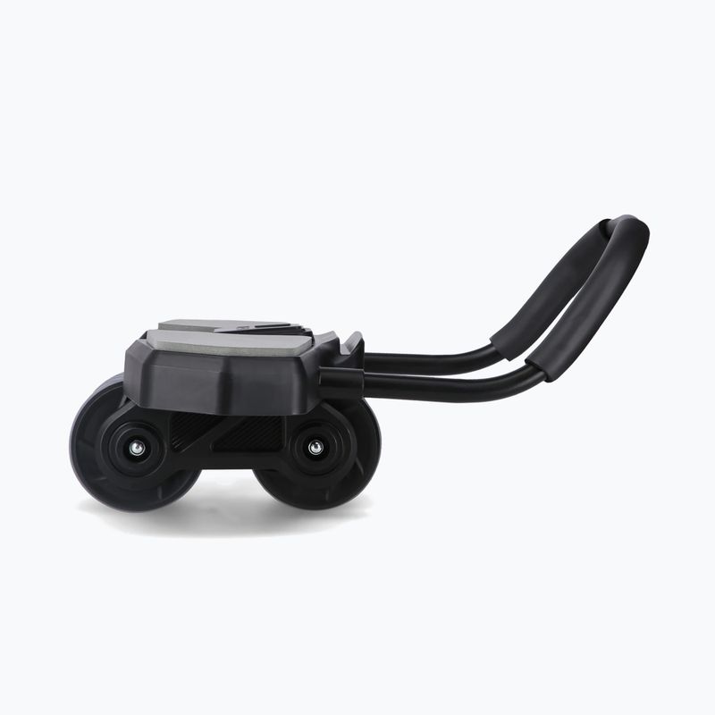 Automatic abdominal muscle exercise wheel with support HMS KA10 black 4