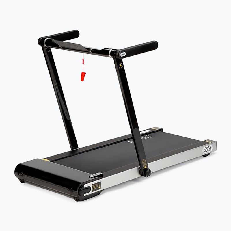 HMS LOOP12 Multi black electric treadmill with desk 3