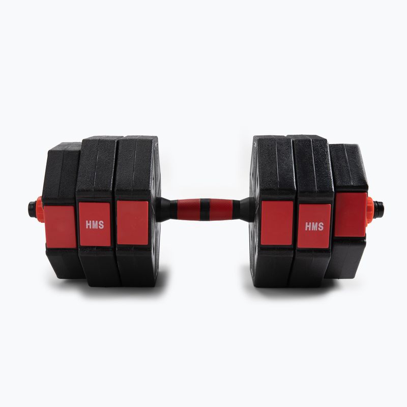 HMS barbell set with interchangeable weights Sgc20 black-red 17-57-030 5
