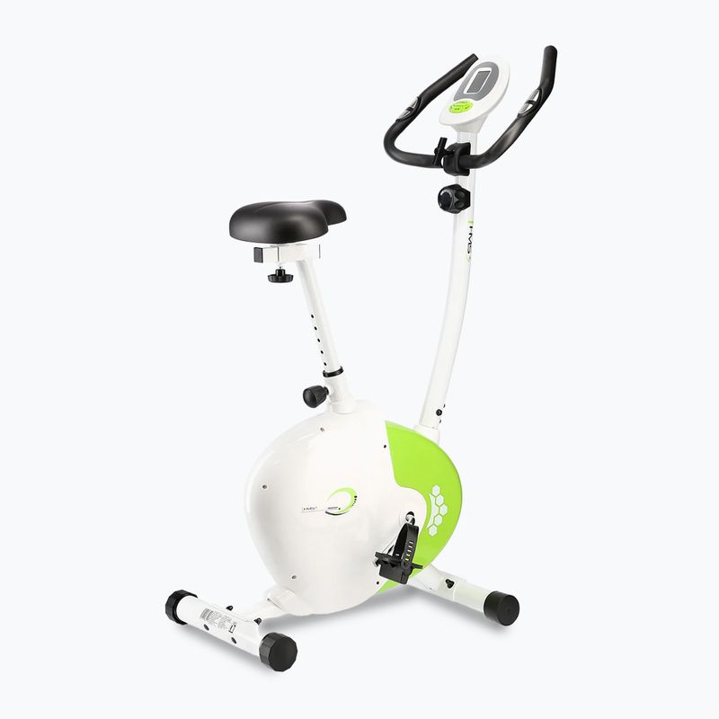 HMS stationary bicycle M9239 white/green 4