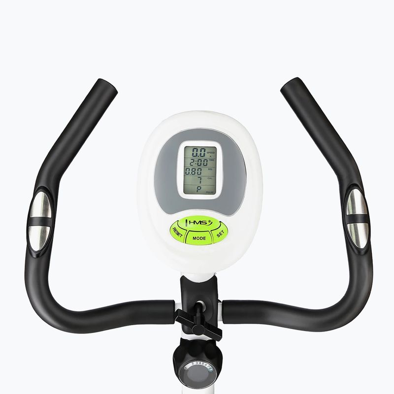 HMS stationary bicycle M9239 white/green 6