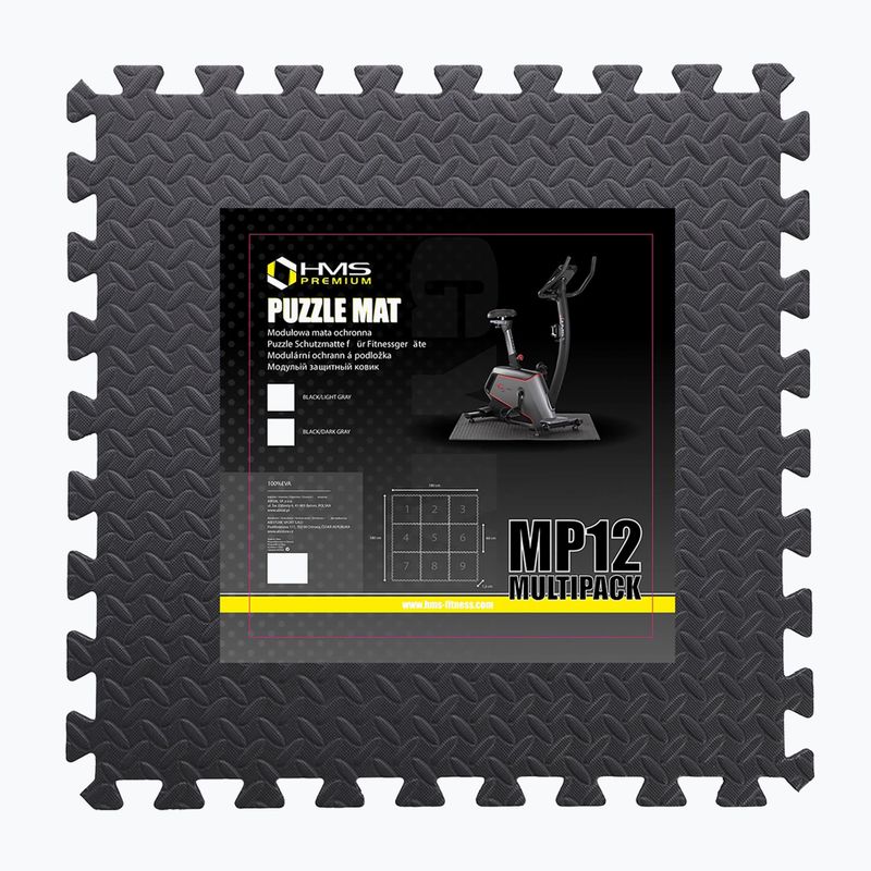 HMS equipment puzzle mat Mp12 9 pieces grey 17-63-085 11
