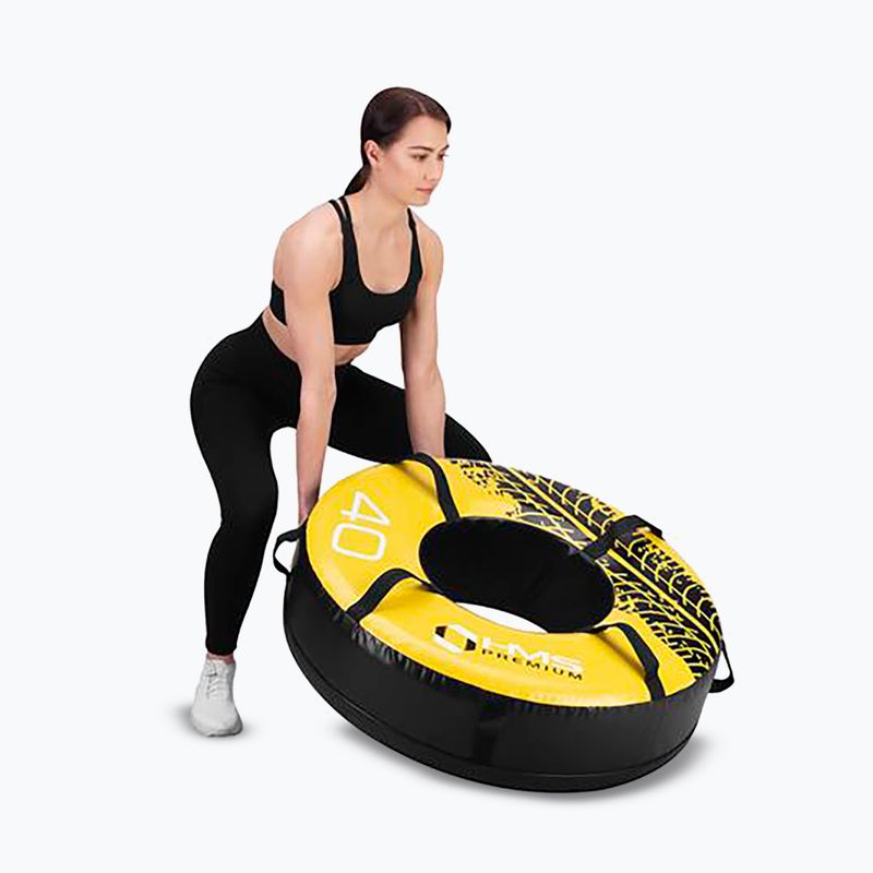 HMS PYT01 Premium 40kg training tyre black/yellow 8