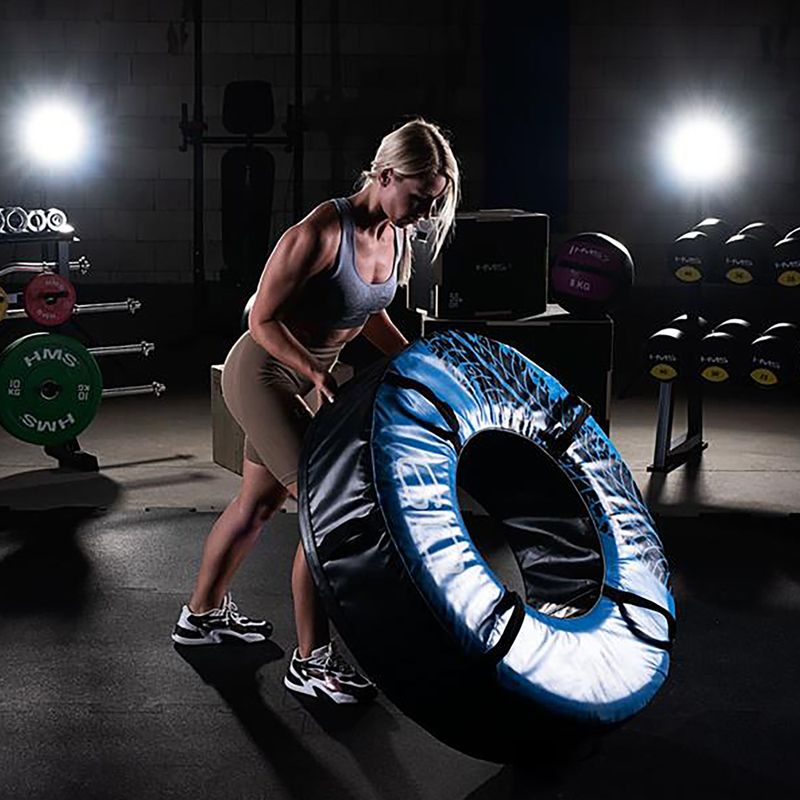HMS PYT02 Premium 60kg training tyre black/blue 12