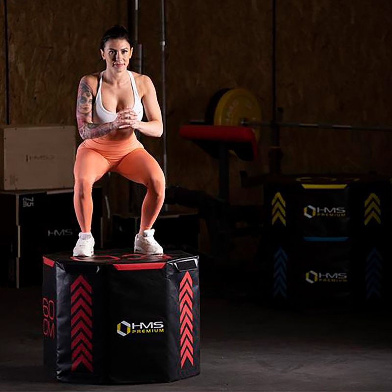 HMS PYOBS01 Octagon Premium multicolor plyometric box set 9