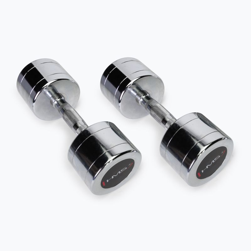 HMS CHD09 dumbbells 2 pcs. 9 kg silver 17-66-188 2