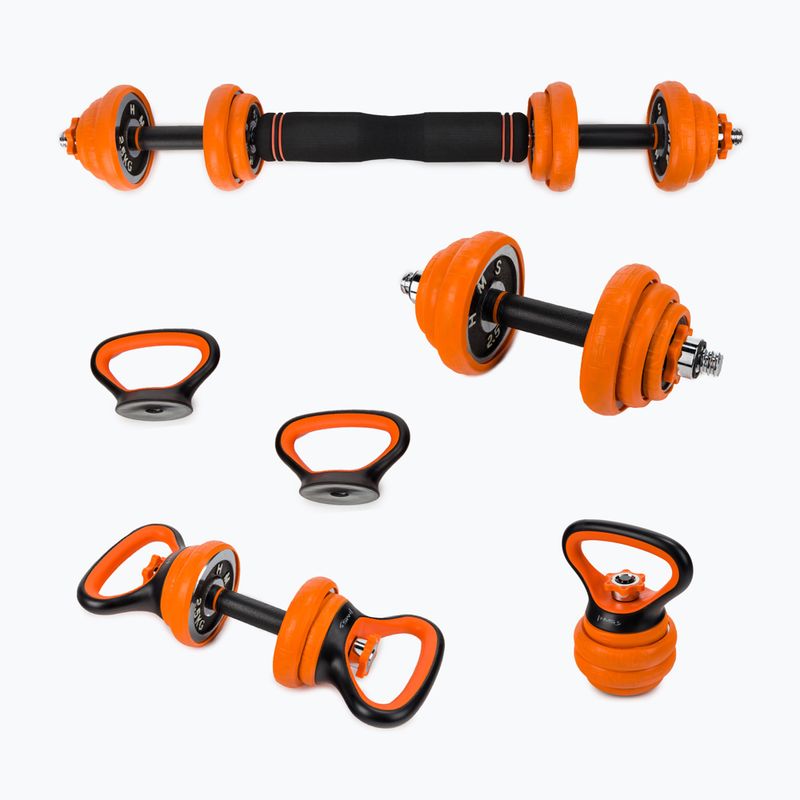 HMS SGZ220 Premium 6in1 weight set orange 17-57-066