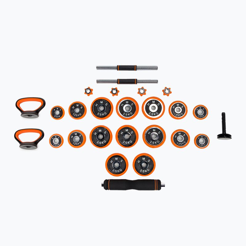 HMS weight set SGZ230 Premium 6in1 orange 17-57-067 10
