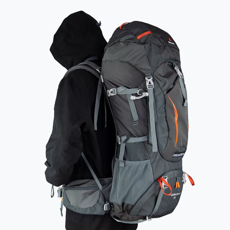 BERGSON Matterhorn 70 l hiking backpack grey 13