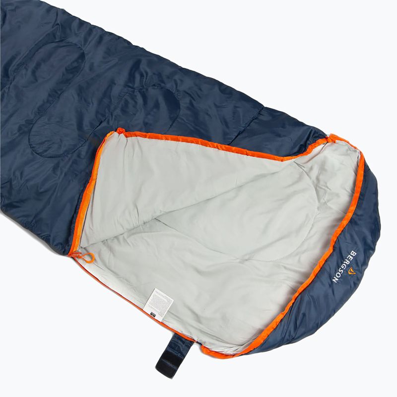 BERGSON Square Plus 200 dark denim sleeping bag 3