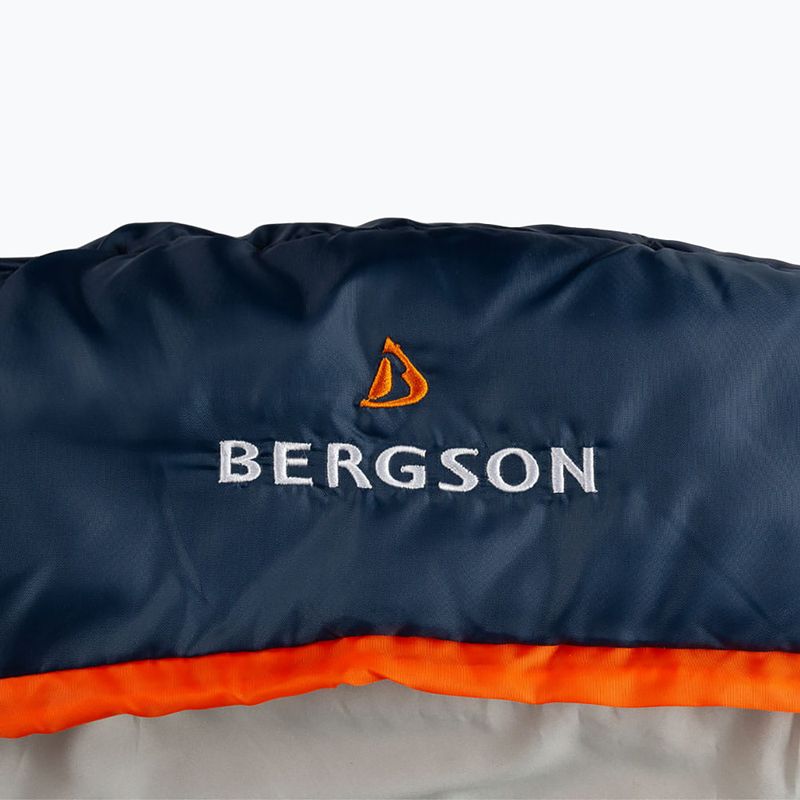 BERGSON Square Plus 200 dark denim sleeping bag 4