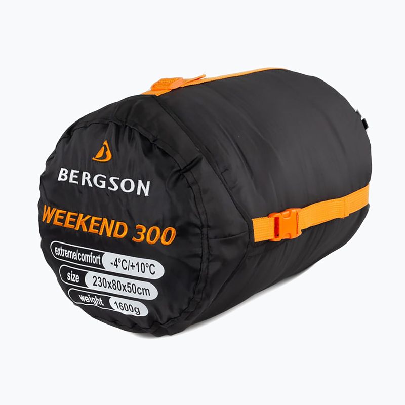 BERGSON Weekend 300 black sleeping bag 9