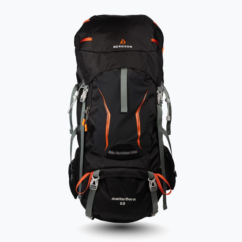 BERGSON Matterhorn 60 l trekking backpack black